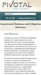 Mobile Screenshot of pivotallawgroup.com